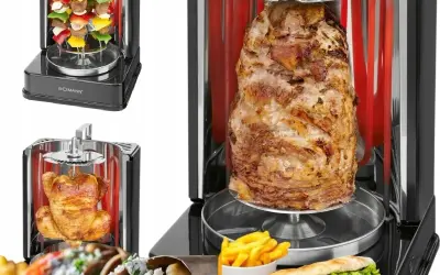 Najlepsze grille obrotowe do szaszłyków – porównanie modeli i funkcji