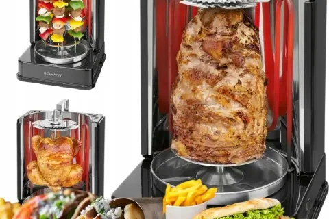 Najlepsze grille obrotowe do szaszłyków – porównanie modeli i funkcji